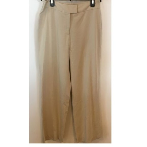 Josephine Chaus Women's Beige Pants Slacks Polyester Spandex Size 12 - Picture 1 of 6